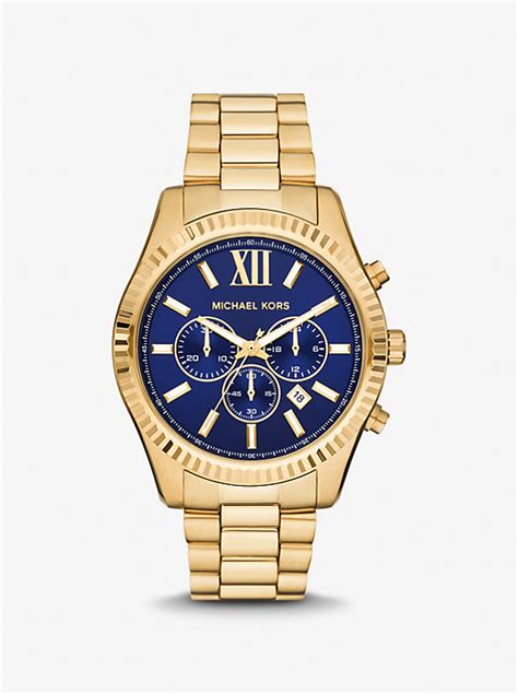 lexington gold-tone watch